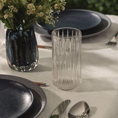 Copo Alto de Cristal Wolff Bangkok 370ml Design Sofisticado Brilho Excepcional Transparente