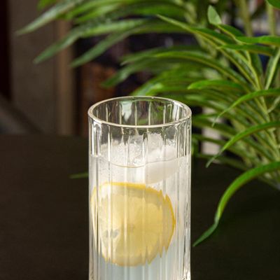 Copo Alto de Cristal Wolff Bangkok 370ml Design Sofisticado Brilho Excepcional Transparente