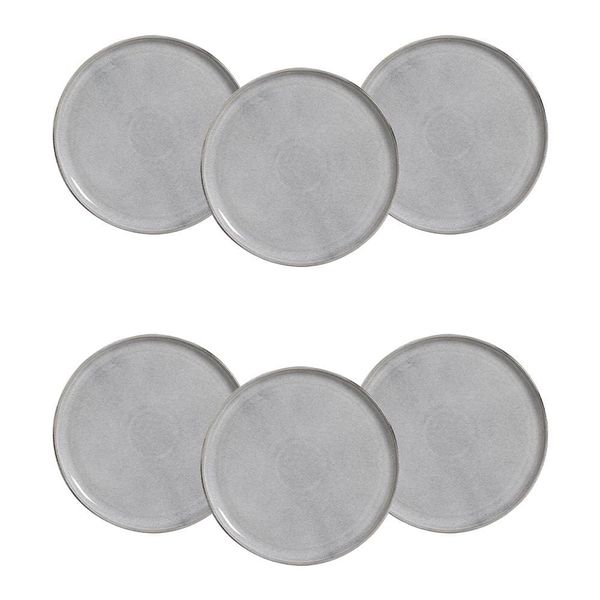 Conjunto de Pratos Rasos Porto Brasil Bio Dust 27,5cm - 6 Peças