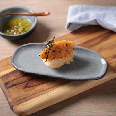 Conjunto de Travessas Oval Rasa Mini Porto Brasil Orgânico Dust 16,5x8cm - 4 Peças