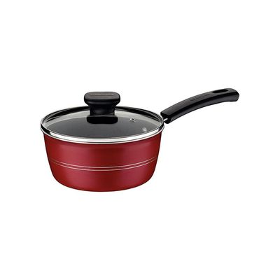 Panela Tramontina Sicília em Alumínio com Revestimento Interno e Externo em Antiaderente Starflon Excellent 16 cm  Vermelha