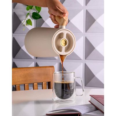Conjunto com 2 Xícaras para Café Wolff com Parede Dupla - 180 ml Transparente