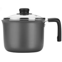 Leiteira Multiflon Gourmet em Alumínio com Revestimento Antiaderente, Tampa de Vidro com Saída de Vapor e Cabo Baquelite Grafite  1,7 L