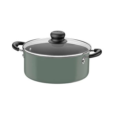 Conjunto de Panelas 7 Peças Tramontina Versalhes AA com Antiaderente Starflon  Verde