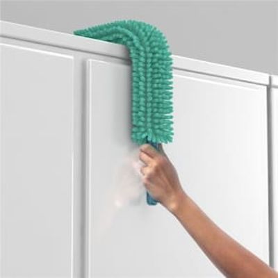 Espanador Flexível FlashLimp em Chenile  Verde