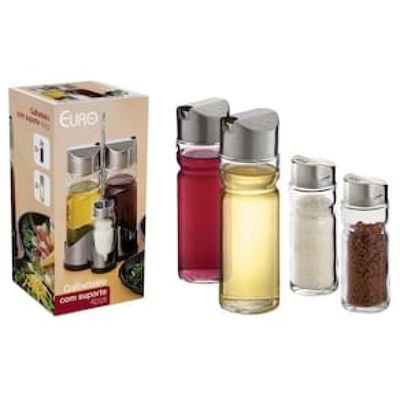 Galheteiro Euro Home VDR1839  4 Peças