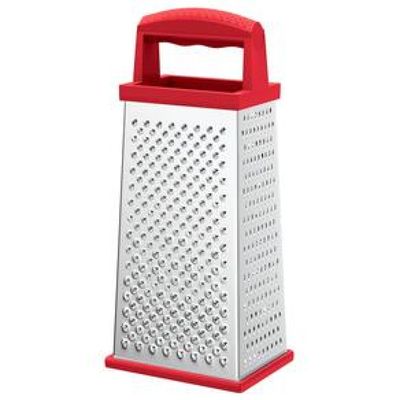 Ralador 4 Faces 8 Inox Euro Home - Vermelho