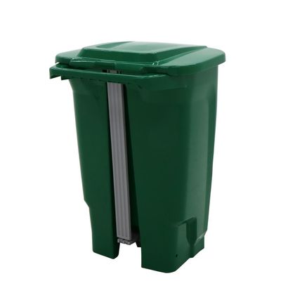 Lixeira Tramontina T-Force Coleta Seletiva Vidro em Polipropileno Verde 100 L