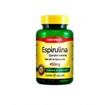 Espirulina 450mg 60 Caps