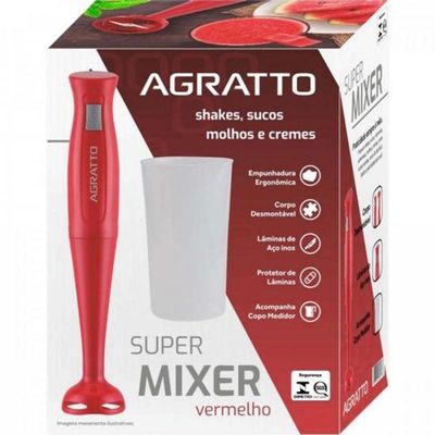 Super Mixer 200w 220v Mxv-02 Vermelho Agratto
