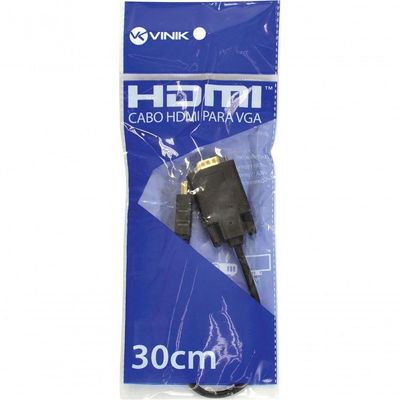 Cabo Conversor Hdmi X Vga 1080i 30cm