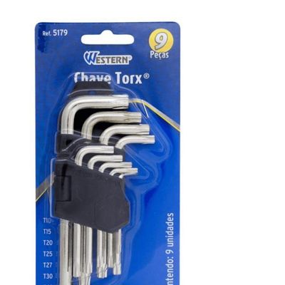 Jogo De Chaves Torx Curta C- 9 Pecas