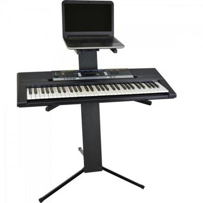 Suporte Piramidal Para 1 Ou 2 Teclados E Pmd3-1 Preto Ask