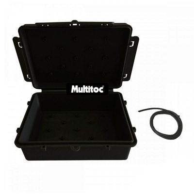 Caixa Hermetica Multitoc Vedada 14,5x10,5x7,0 Completa Preta (7898179382316)