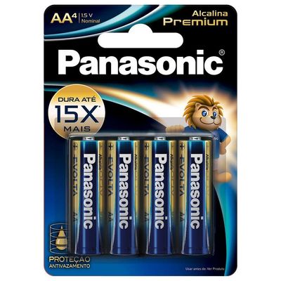 Pilha Alcalina Premium Aa Com 4 Lr6egr-4b96