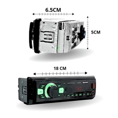 Auto Radio Bluetooth Roadstar Rs2605br Es