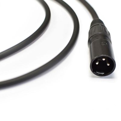 Cabo Para Microfone Xlr Macho - Xlr Femea Ninja Lw 30ft 9,15 Metros Preto