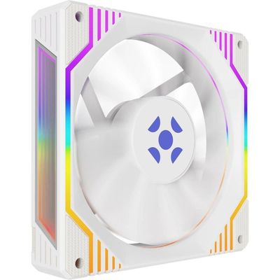 Kit Cooler Fan Argb Fortrek Frosty Branco Com Controladora-controle