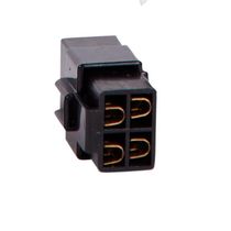 Kit Conector Technoise 2 Vias Com Trava Preto Unidade