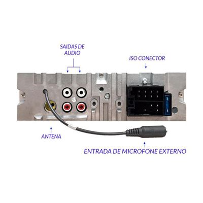 Auto Radio Roadstar Rs2724br Bluetooth Es 24v