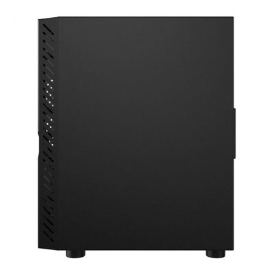 Gabinete Gamer Set Black Vulcan - Lateral Em Vidro - Pcyes - Gsbvpbr