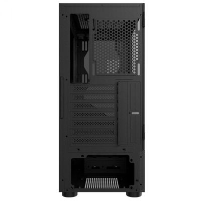Gabinete Gamer Set Black Vulcan - Lateral Em Vidro - Pcyes - Gsbvpbr