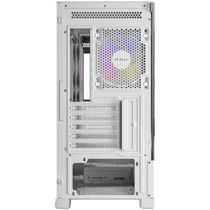 Gabinete Gamer Antec Cx500m Rgb White Lateral De Vidro Temp 4mm Micro-atx-itx Com 3 Fans Rgb 12
