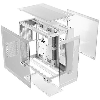 Gabinete Gamer Antec C8 White Lateral Vidro Temperado 4mm E-atx-atx-m-atx-itx Branco - 0-761345-1