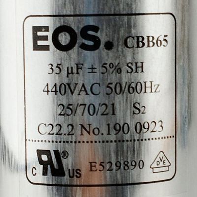 Capacitor 35 Uf 440v