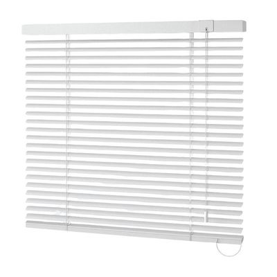 Persiana Horizontal Alumínio 25mm Branco - 1,51m X 1,20m