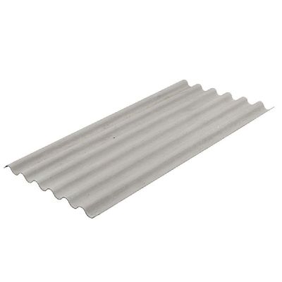 Telha Fibrocimento Ondulada 5mm 2,44 X 1,10 Metros - 222152445 - Brasilit