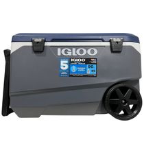 Caixa Térmica Cooler Igloo Maxcold 85 LT 90 Qt Rodas Coleman