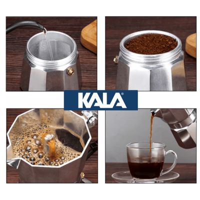 Cafeteira Italiana Alumínio 9 Xícaras Moka 450ml Kala
