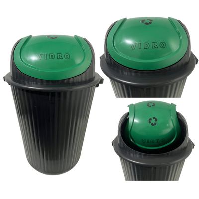 Conjunto Lixeira Para Reciclagem Colorida 86 Lt Antares 04 U
