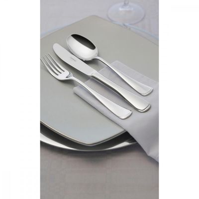 Faca de Mesa Tramontina Monaco em Aço Inox Forjado 6mm Acabamento Alto Brilho com Detalhes no Cabo