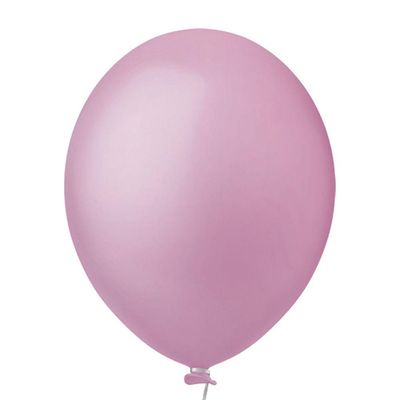 Balão Látex Rosa - 9 Polegadas - 50 Unidades