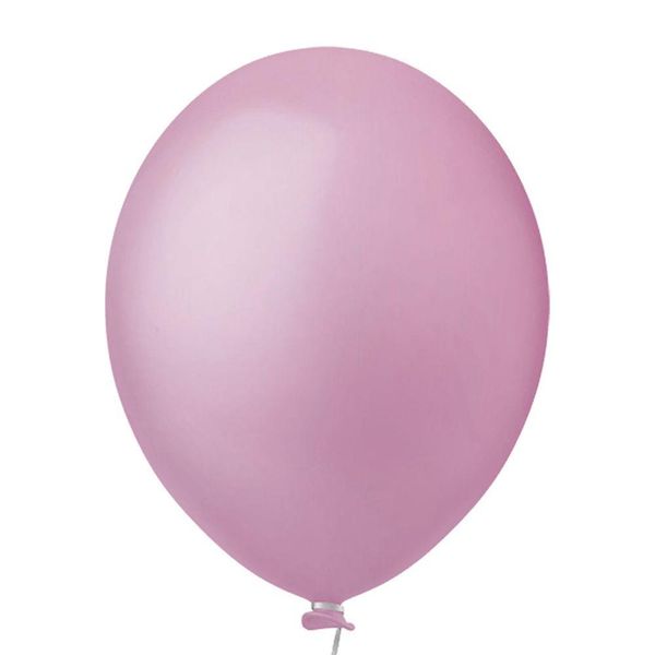 Balão Látex Rosa - 9 Polegadas - 50 Unidades