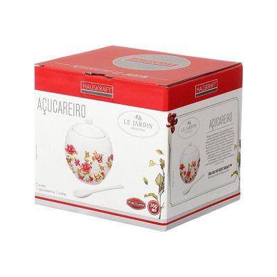 Açucareiro Hauskraft Le Jardin com Colher - 350 ml