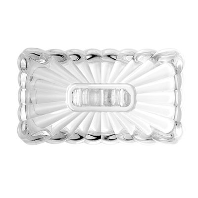 Manteigueira de Cristal Ecológico Lyor Imperial - 10x17x10,5cm