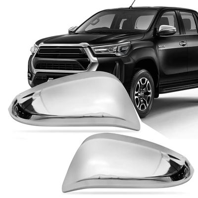 Aplique Capa Cromada Retrovisor Maçanetas Toyota Hilux 2017