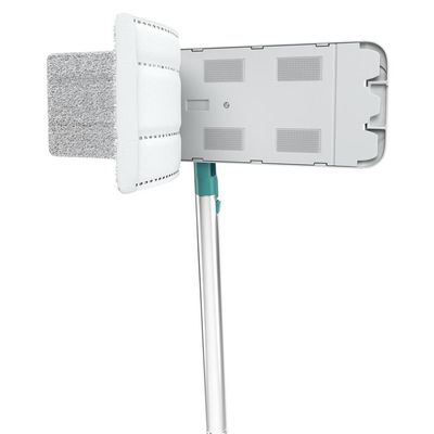 Mop Lava e Seca FlashLimp Fit com Balde 2,5L e Refil  Cinza/ Verde Esmeralda