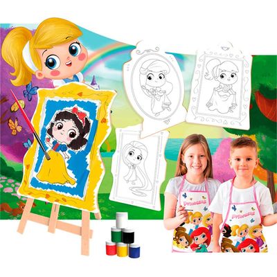 Super Kit Pintura Princesas 2570 Brincadeira De Criança