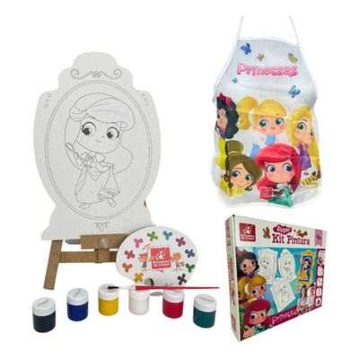 Super Kit Pintura Princesas 2570 Brincadeira De Criança