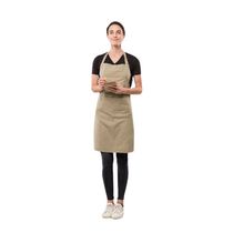 Avental Caqui Profissional Bege Chef Barista Bartender 1un