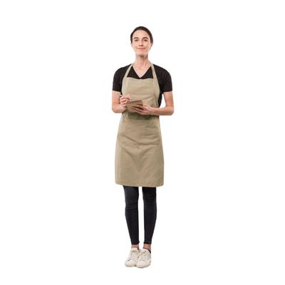 Avental Caqui Profissional Bege Chef Barista Bartender 1un