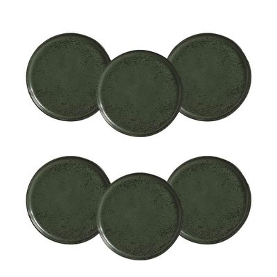 Conjunto de Pratos para Pão Porto Brasil Bio Greenery - 6 Peças