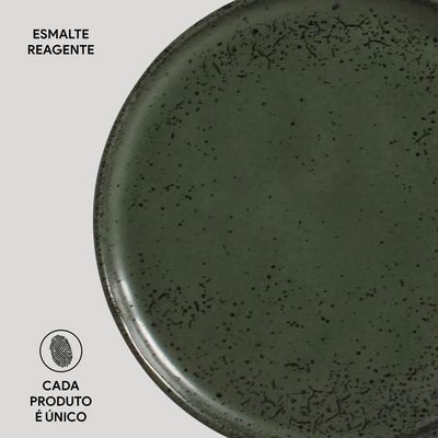 Conjunto de Pratos para Pão Porto Brasil Bio Greenery - 6 Peças