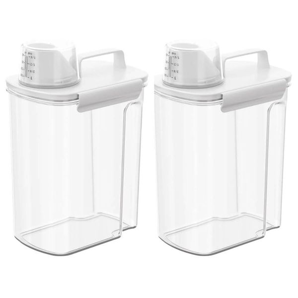 Kit 2 Dispensers Medidor New Retro 3,9l Porta Sabão Amaciant
