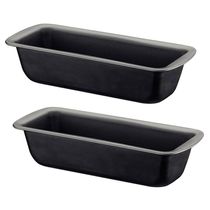 Kit 2 Formas Retangulares para Pão Bolo 1,9L Assadeira 30cm