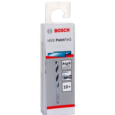Broca Para Metal Aço Rápido Hss-pointteq 4.0mm 10 Unidades - 2608577208 - Bosch